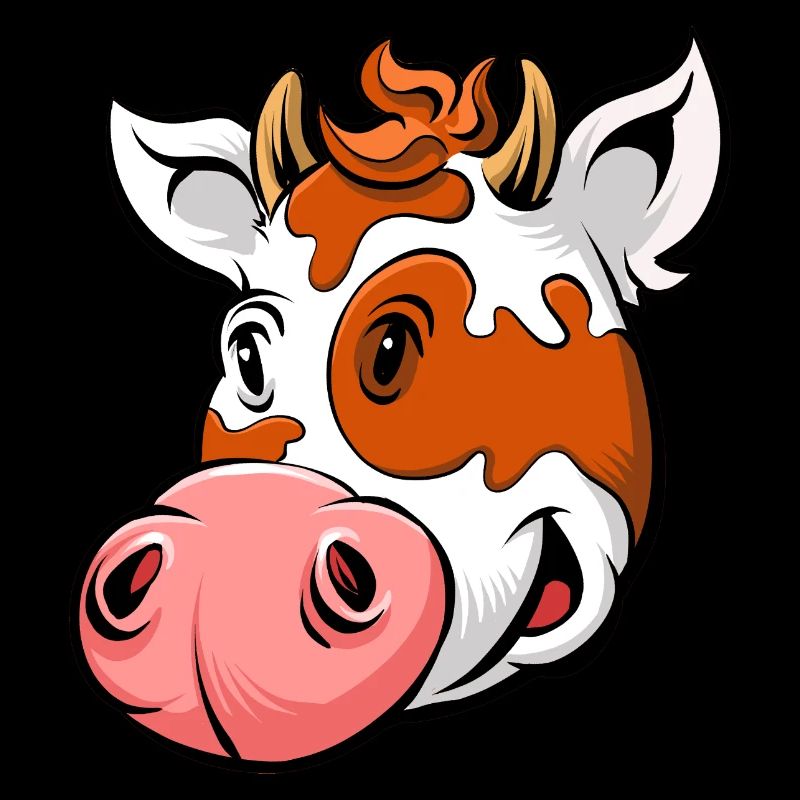 Vache de dessin animé
