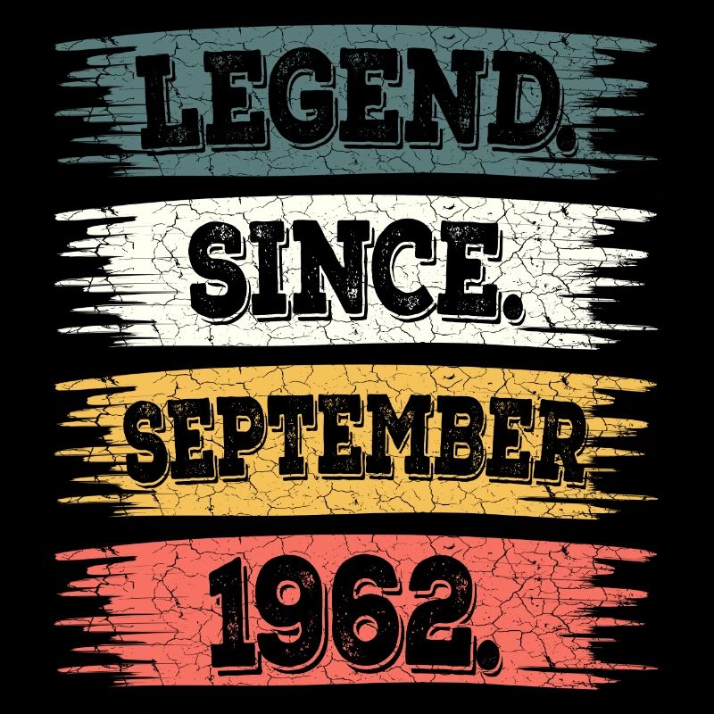 Legend since September 1962 60 years anniversary