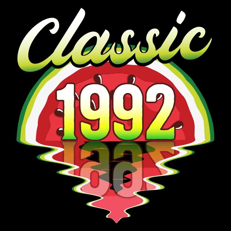 Pastèque Vintage 1992 30 Ans Anniversaire