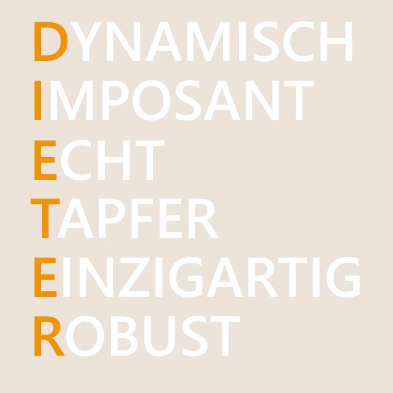 Dieter Name Geschenk