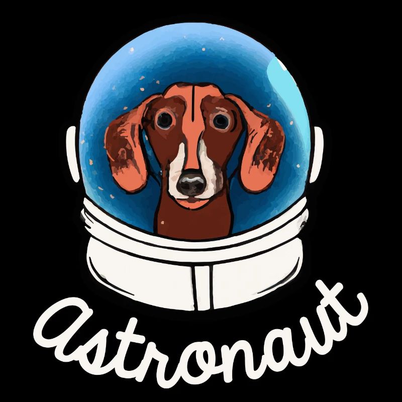 Dachshund Astronaut Dog Gift Viennese