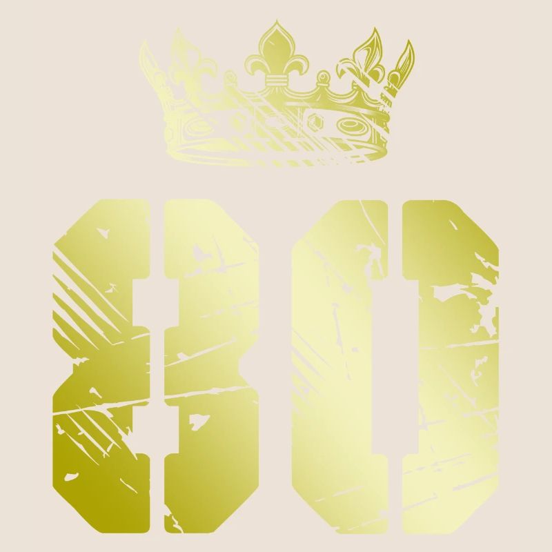 80 Number crown