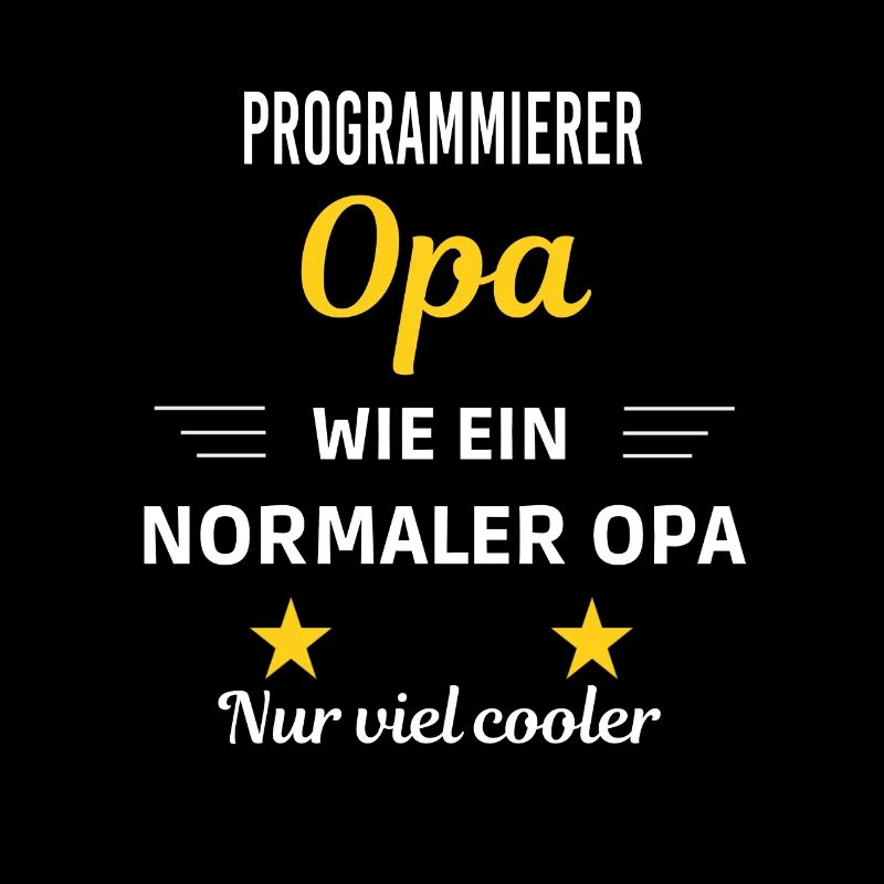 Opa wie ein normaler nur viel cooler Programmierer