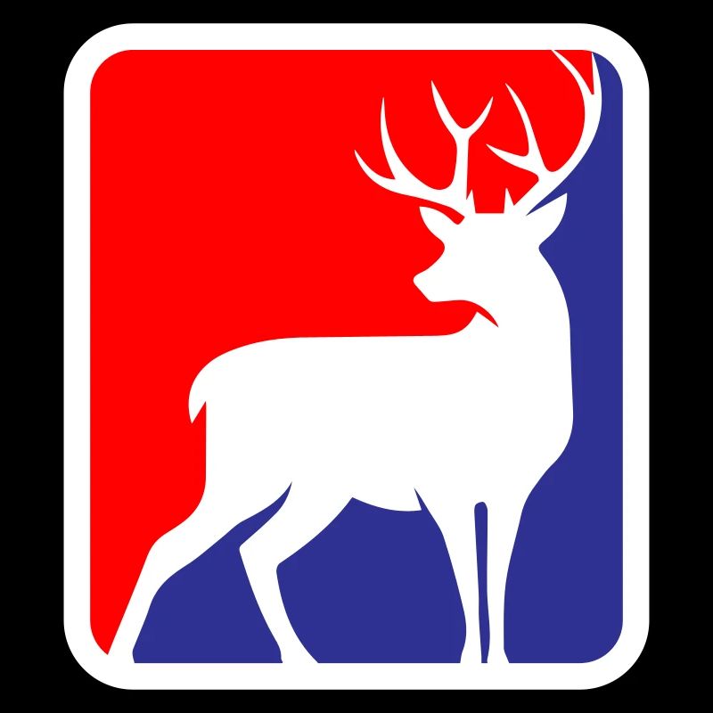 Hunter Funny Roebuck Deer Logo | Colors can be changed