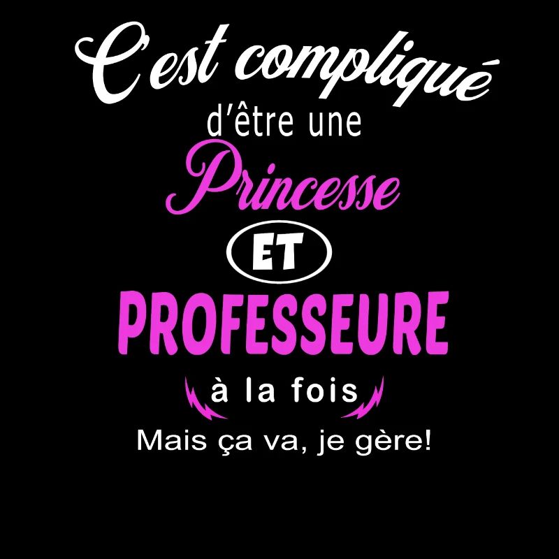 c'est compliqué princesse et professeure