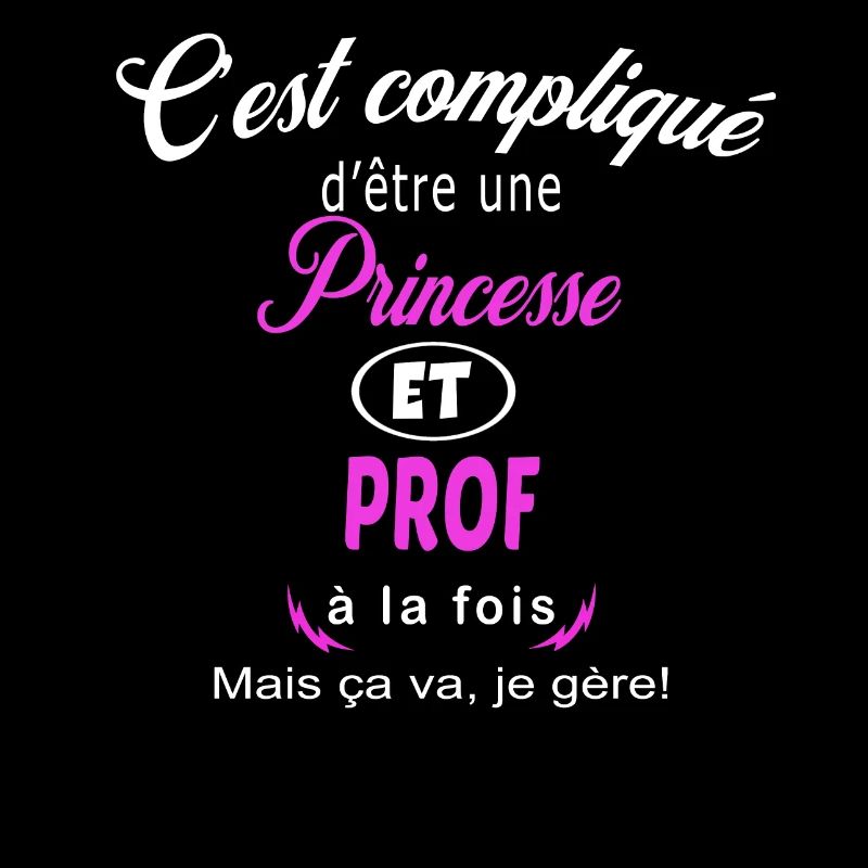c'est compliqué princesse et prof