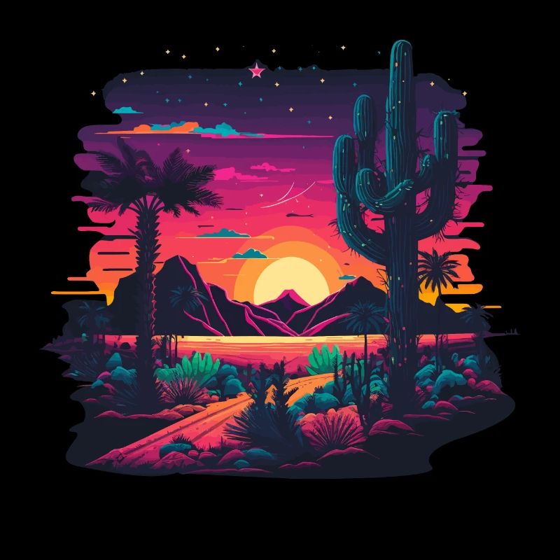 Neonlandschaft