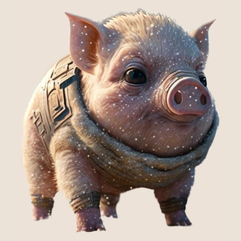 Cochon de l’espace doux