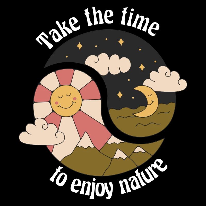 Prenez le temps de profiter de la nature Retro Nature Designs