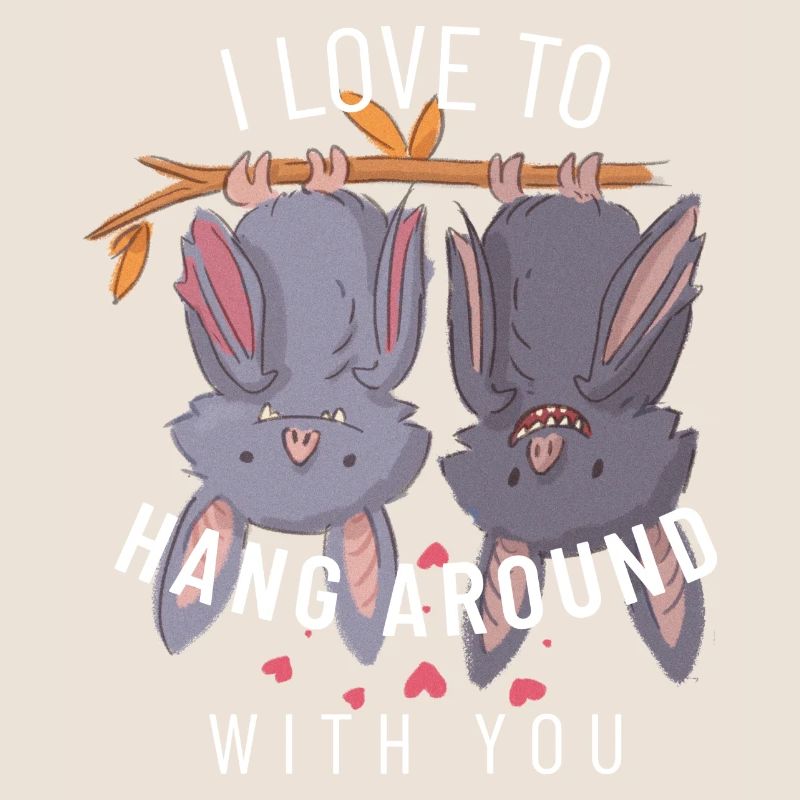 Valentine's Day Bats Saying