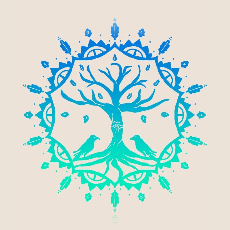 Mandala Tree - Coloré