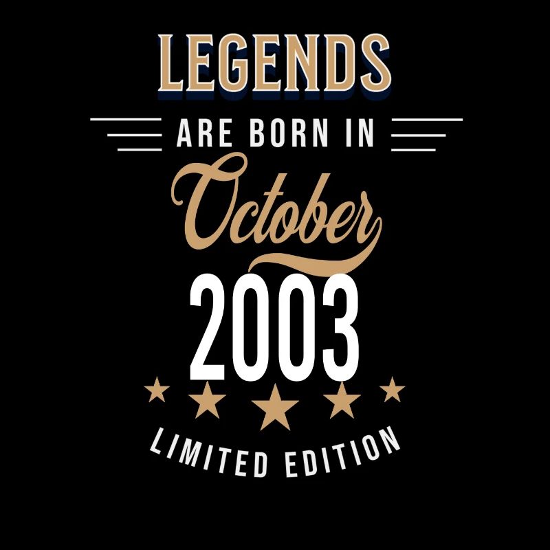 Legenden werden im Oktober 2003 geboren