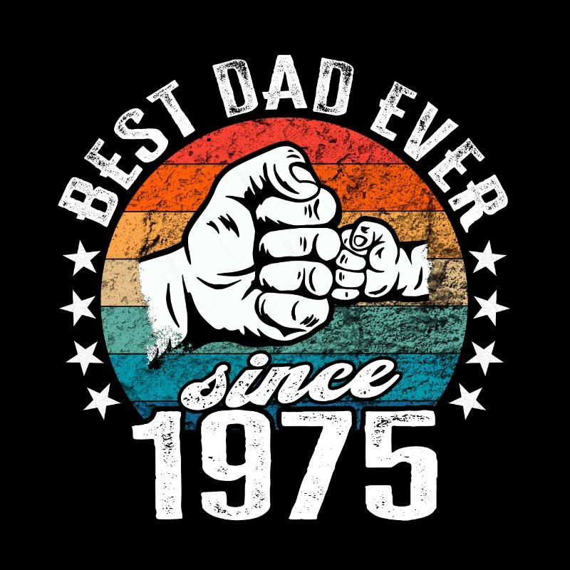 Bester Papa der Welt seit 1975 Vatertag