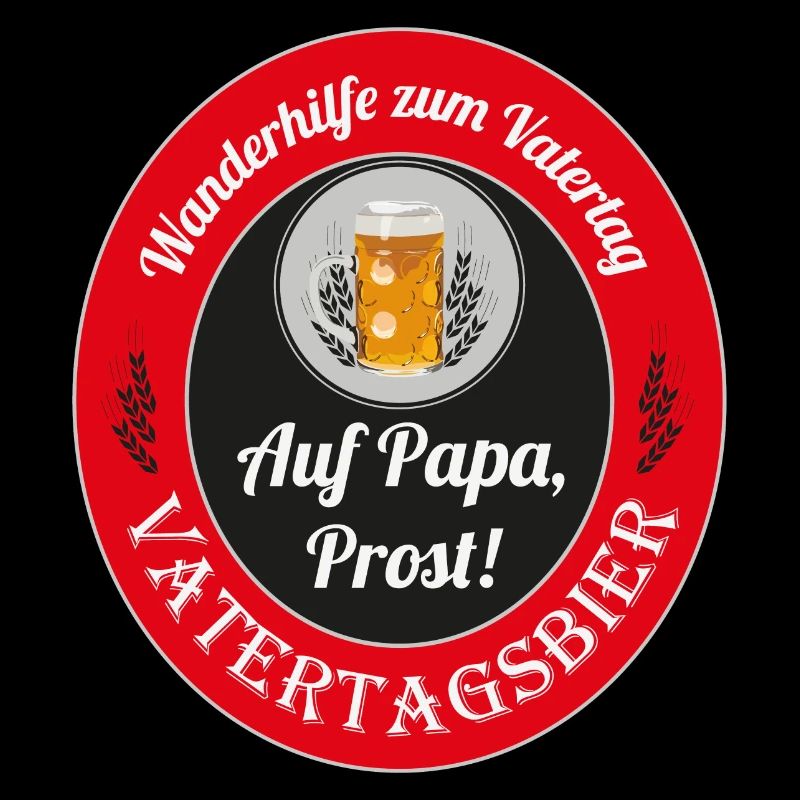 Vatertag Beer Label