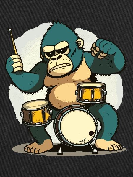 Drumming Gorilla