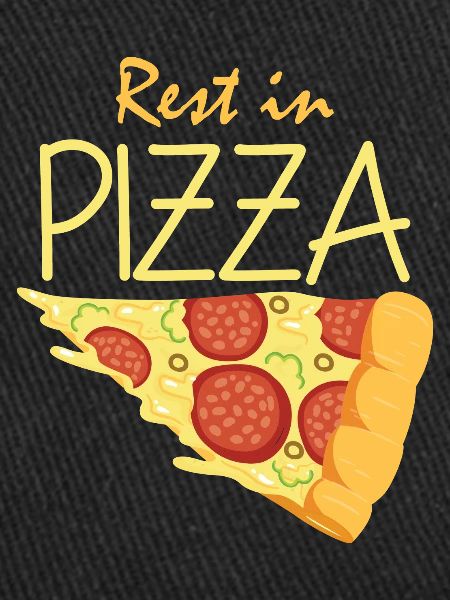 Leftover in pizza