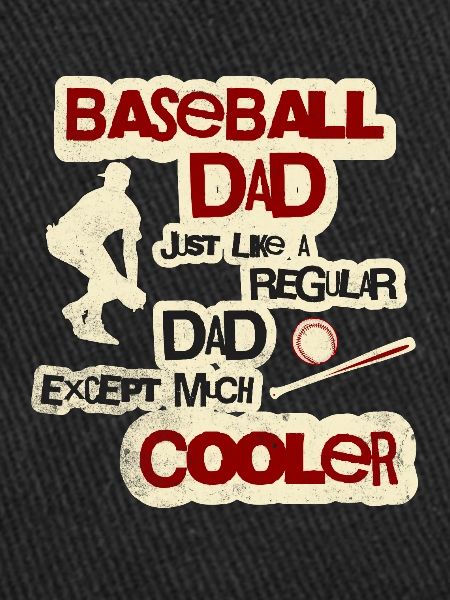 Papa de baseball cool