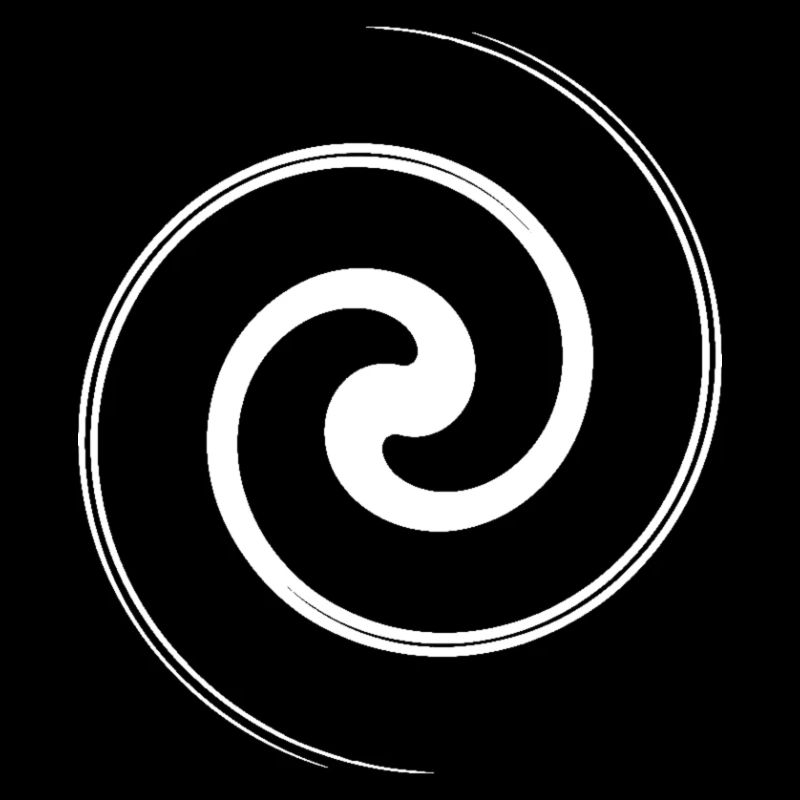 white spiral