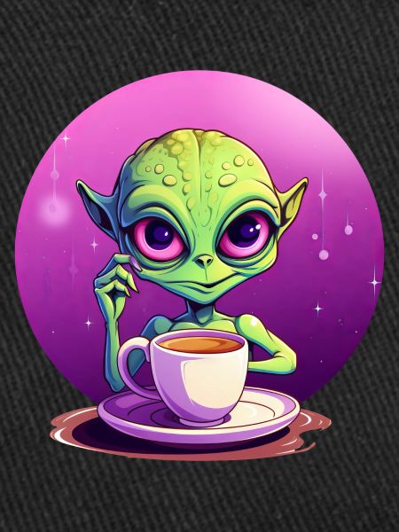 Mitternachts-Kaffee: Der grüne Alien-Trinker
