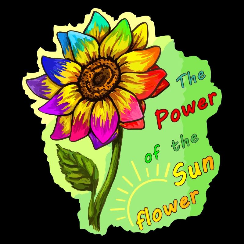 bunte Sonnenblume