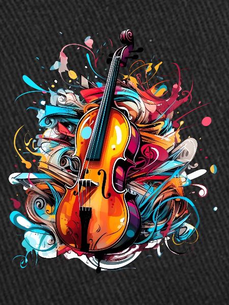 Style graffiti de violon