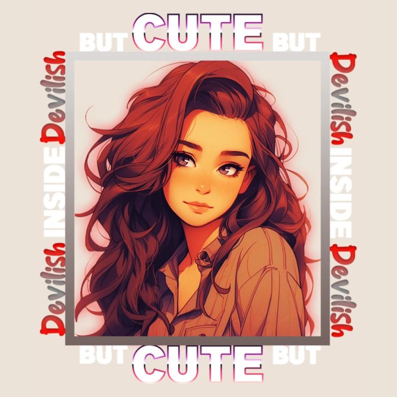 Cute but devilish inside