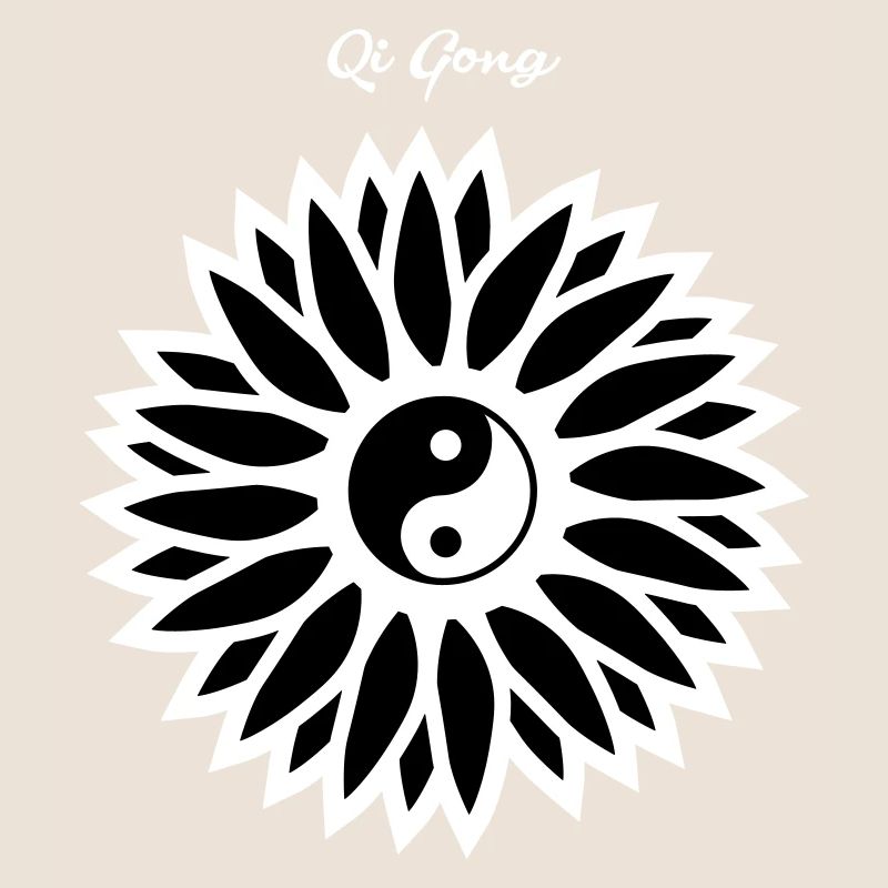 Signe de fleur de Qigong