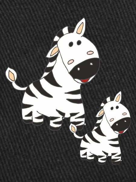 zebra mutter und kind