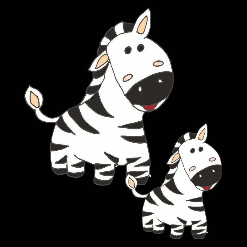 zebra mutter und kind