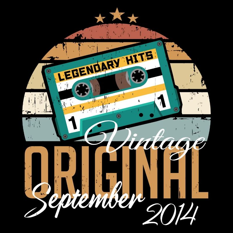 September 2014 Born Vintage Birthday Retro