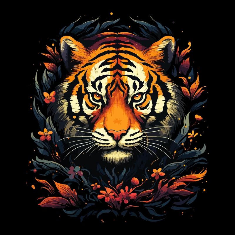 Tiger, Tiger Head, Big Cat, Predator, Strong, Power