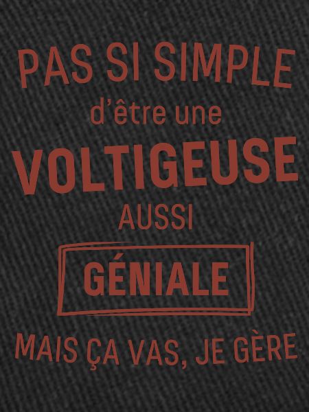 voltigeuse GÉNIALE rouge brunâtre foncé
