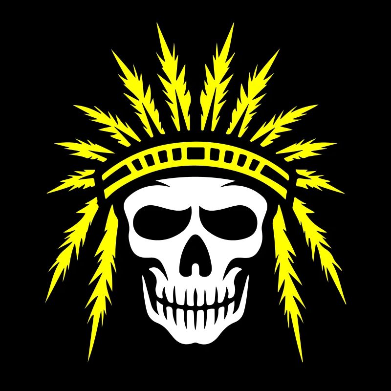 Crâne de chef indien apache