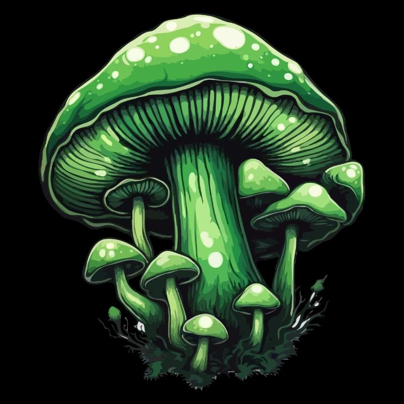 Champignon / Champignon / Prairie / Forêt / Goa / Psy