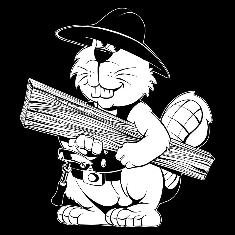 Caricature de charpentier