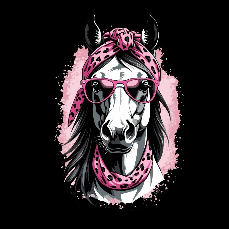 Maman Cheval Cheval Amant Maman Élégant