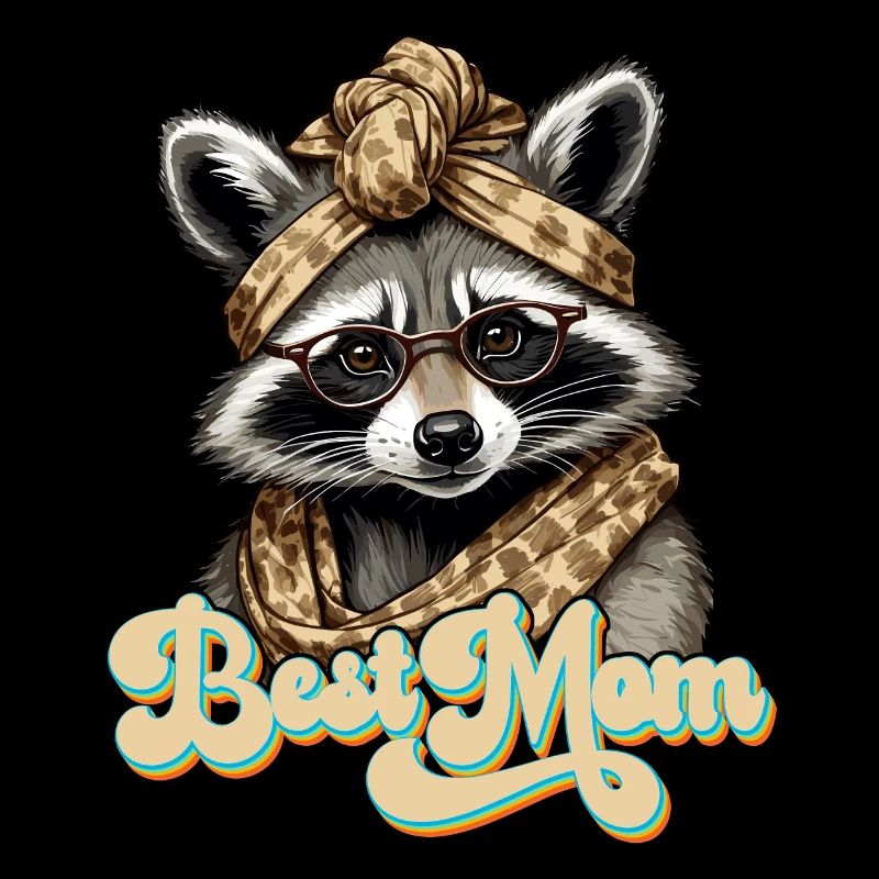Beste Mama Waschbär Design Perfekt Zum Muttertag
