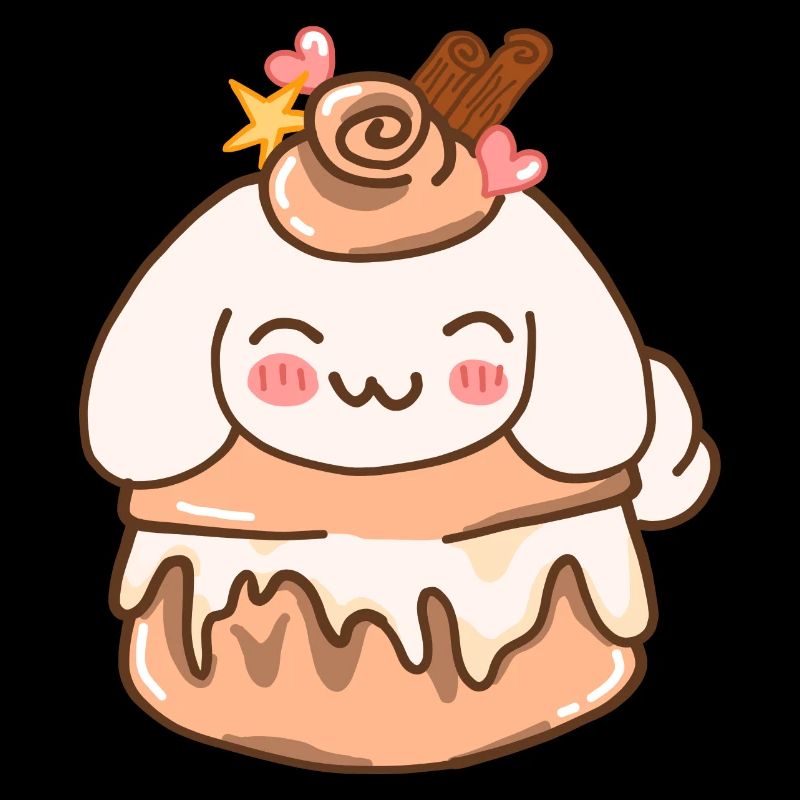 Kawaii Cinnamon Roll Bunny.