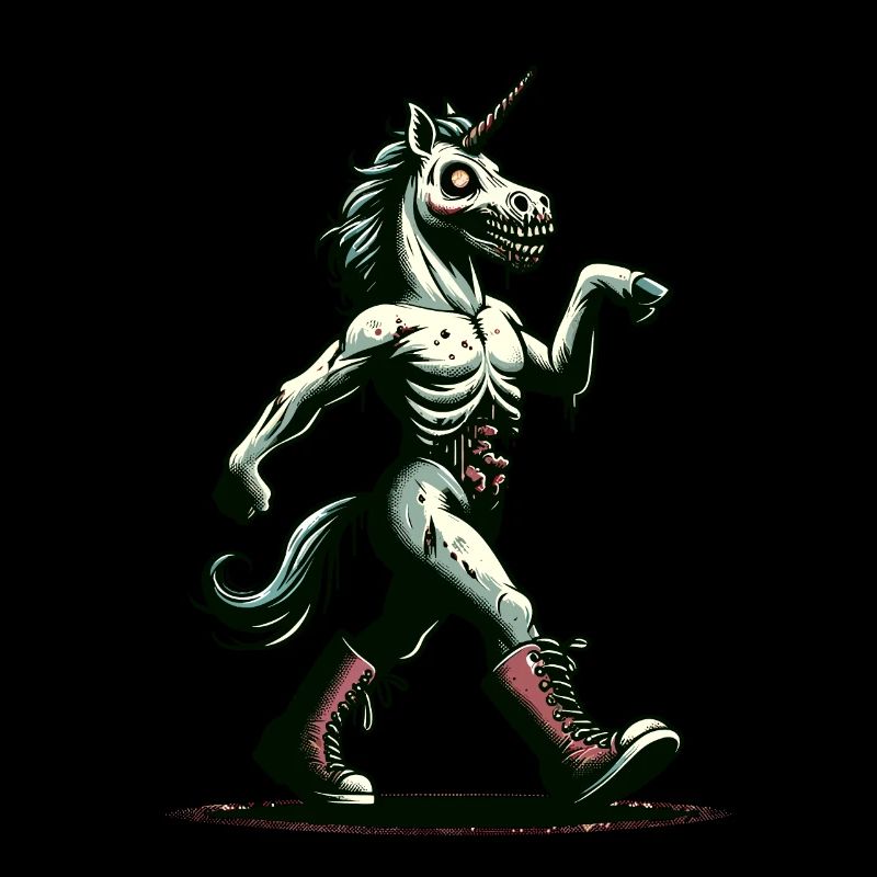 Zombie Unicorn Undead Mystical Creature