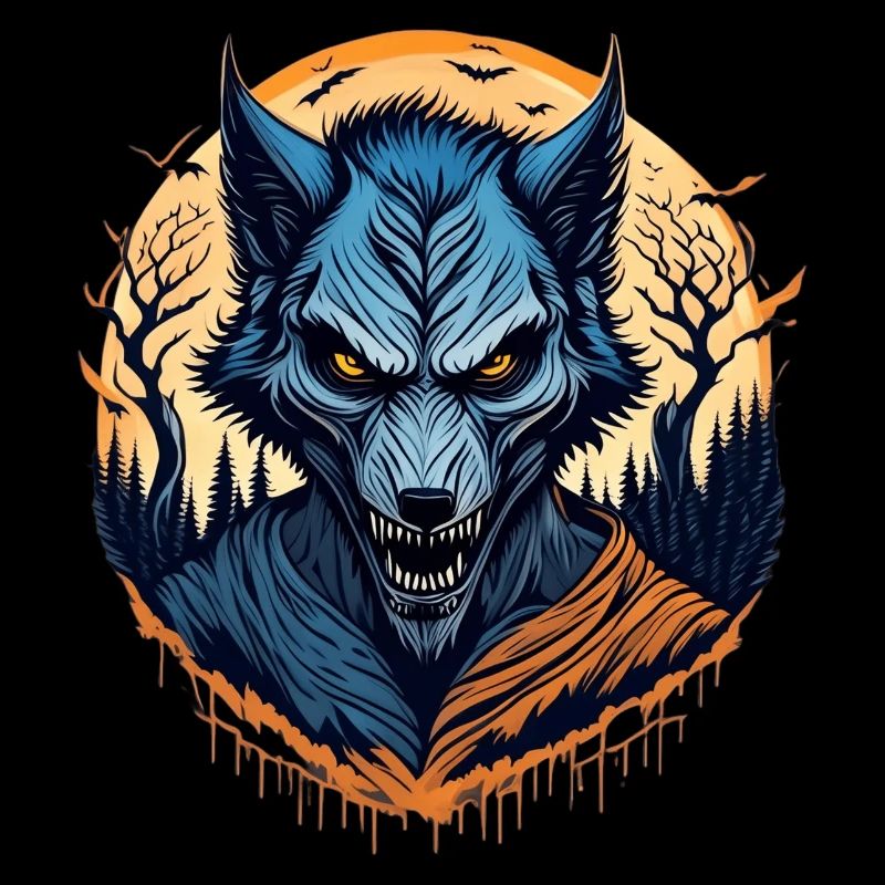 Gruseliges Halloween-partykostüm Werwolf