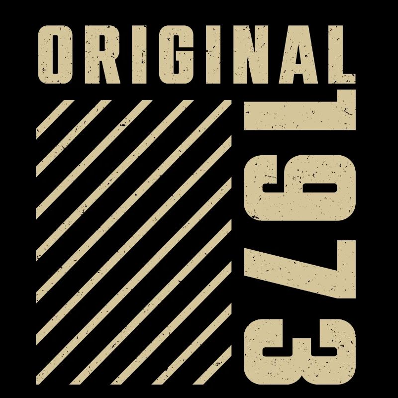 Original 1973 Authentic 1973 Vintage Bursdag