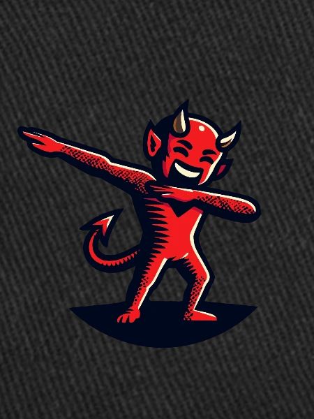 Dabbing Devil Drôle Dabbing Design
