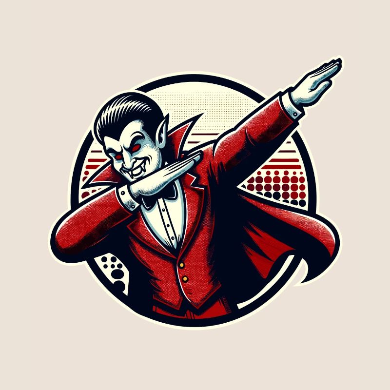 Dabbing Vampire Funny Dabbing Design Halloween