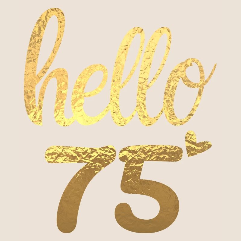 Hello 75 doré