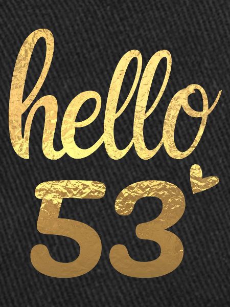 Hello 53 doré