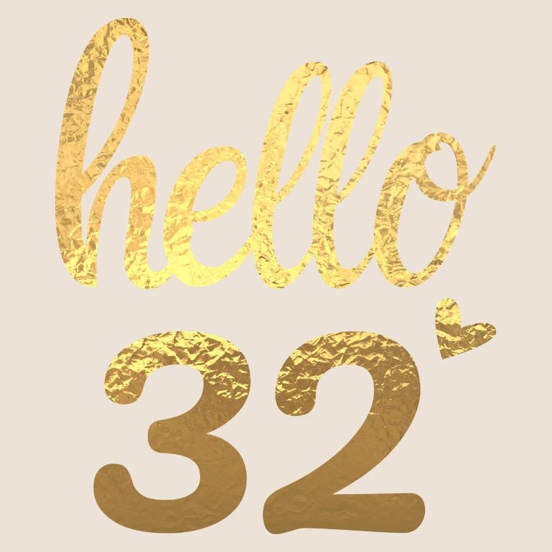 Hello 32 doré