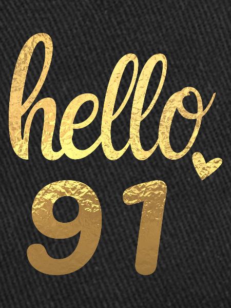 Hello 91 doré