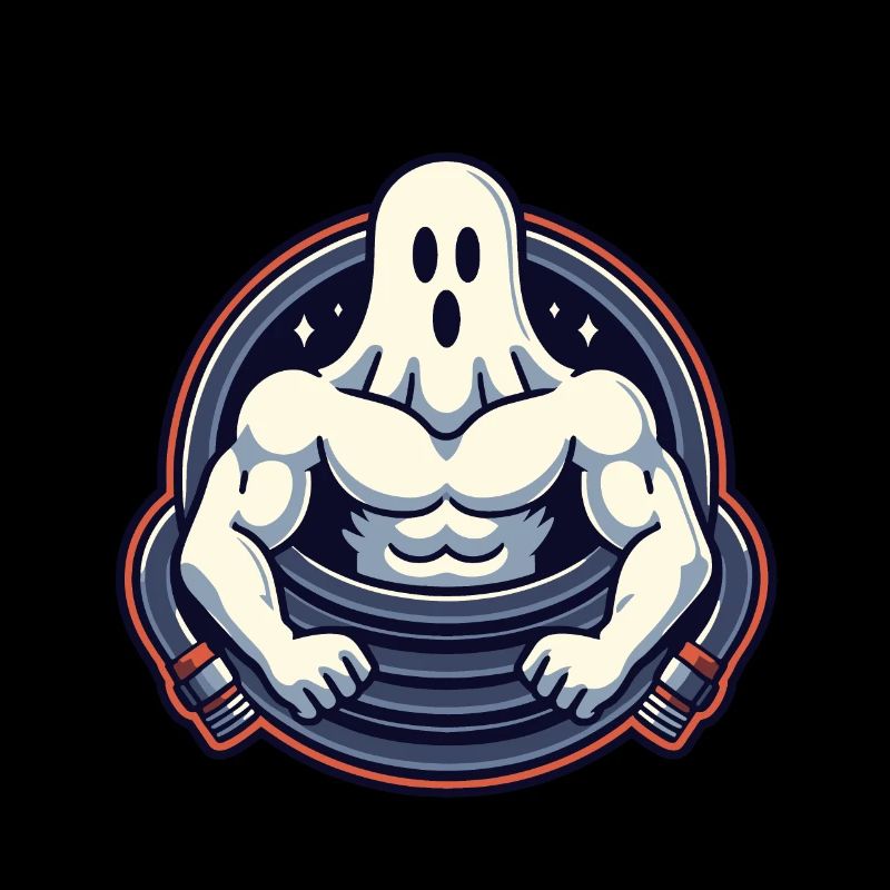 Musculation Ghost Drôle Gym Ghost