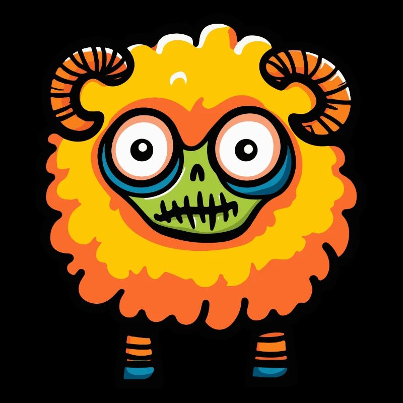 Bande dessinée d’Halloween Mouton