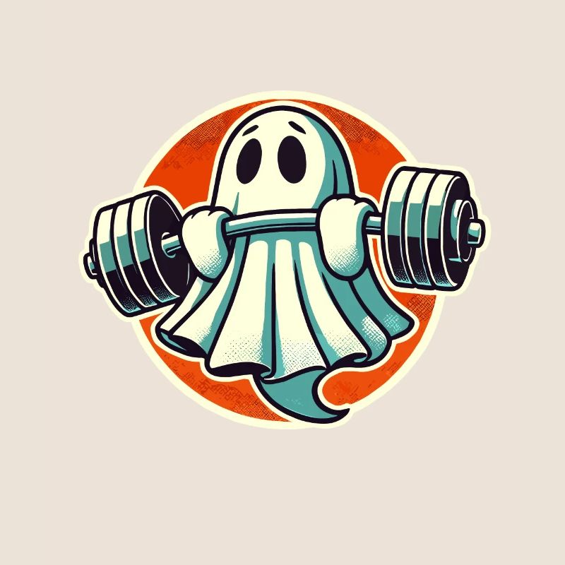 Musculation Ghost Drôle Gym Ghost